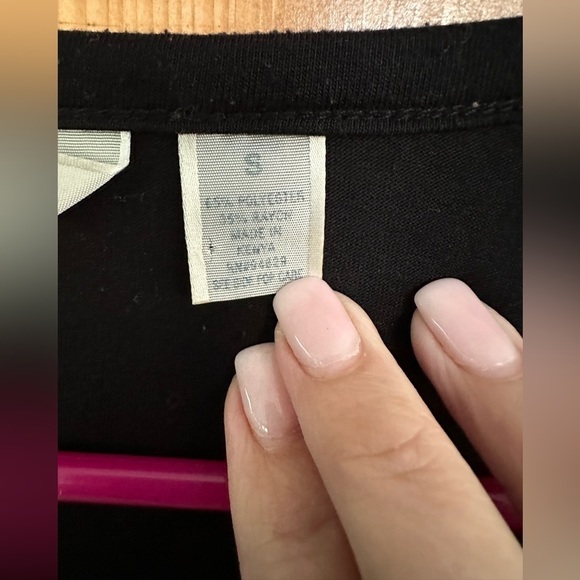 🎉Derek Heart Black Cotton Shrug Style Cardigan Button Down Size Small - Picture 3 of 9